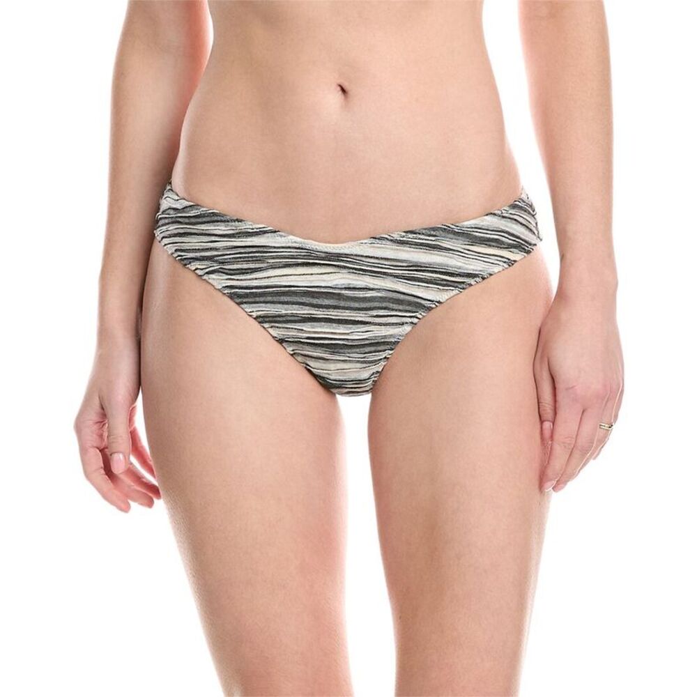 Montce Womens  Added Coverage Lulu Bikini Bottom, Grey